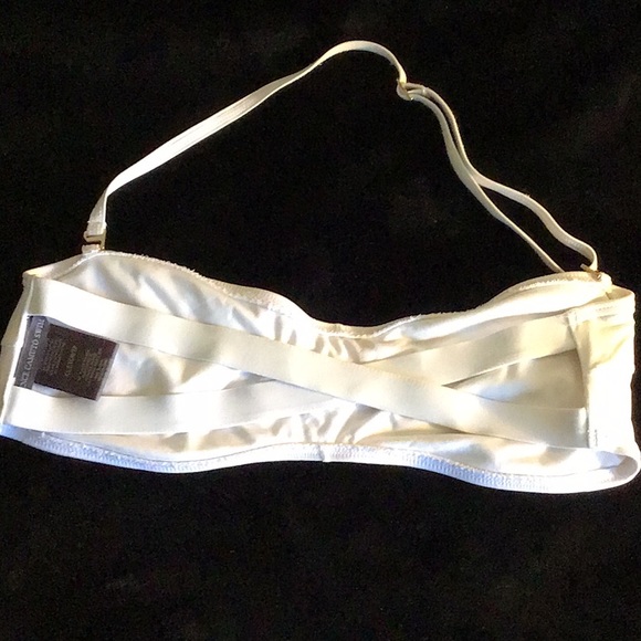 Vince Camuto White Bandeau Swim Top - Picture 4 of 9